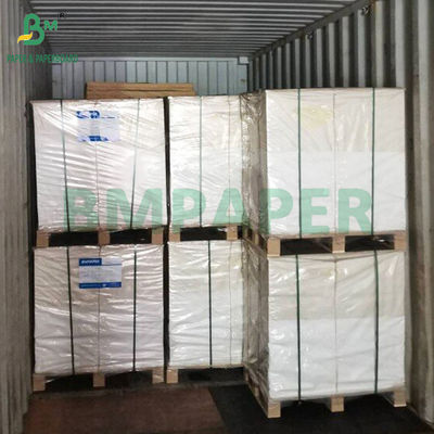 Một mặt bóng 62 65 GSM Màu trắng ướt - Tăng cường giấy cuộn cho nhãn làm