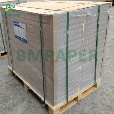 1mm 820g White Cardboard With Grey Middle 2 Layer Laminated Cardboard 31&quot; x 43&quot;