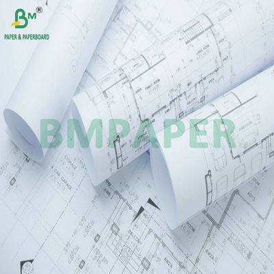 36' x 500ft 3' Core Format CAD Inkjet giấy cuộn cho in kế hoạch kiến trúc