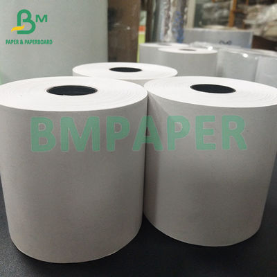 48gm 3 1/8 &quot;x 260&quot; giấy nhận nhiệt trắng Jumbo cuộn cho thẻ tín dụng ATM