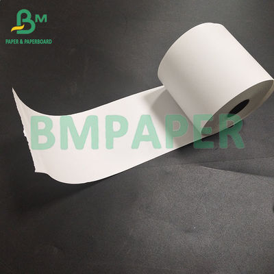 48gm 3 1/8 &quot;x 260&quot; giấy nhận nhiệt trắng Jumbo cuộn cho thẻ tín dụng ATM