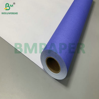 24' X 150ft Một mặt màu tím xanh 20lb CAD Bond giấy cuộn 2' lõi