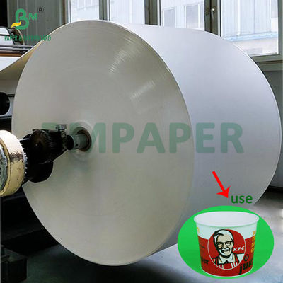 280gm + 15g PE phủ một mặt White Bowl Cardboard cho gà chiên