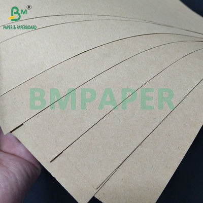 120g Thức ăn Độ bền kéo giấy kraft màu nâu cho giấy túi