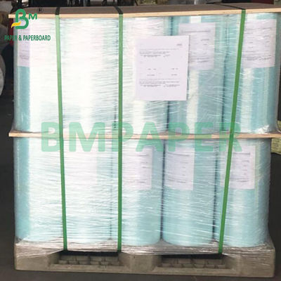 40-60gm Một mặt giấy thủy tinh bóng cho nhãn giấy mặt sau trắng vàng xanh