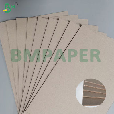 2mm không có lớp phủ Grey Chipboard tái chế giấy xơ cuốn sách Binding Board 70 * 110cm