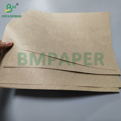 75gm Kraft giấy túi cho túi mua sắm tay cầm 491mm Độ bền cao