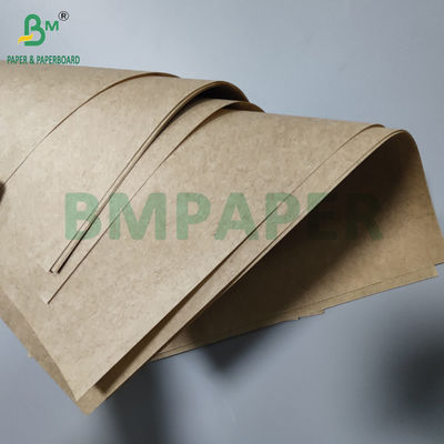 75gm Kraft giấy túi cho túi mua sắm tay cầm 491mm Độ bền cao