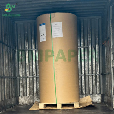75gm Kraft giấy túi cho túi mua sắm tay cầm 491mm Độ bền cao