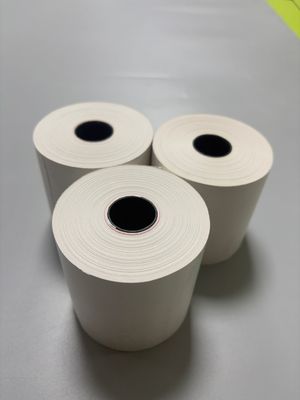 210gsm Bảng giấy tổng hợp nhiệt không phủ hiệu ứng hấp thụ mực tốt Băng giấy bột gỗ