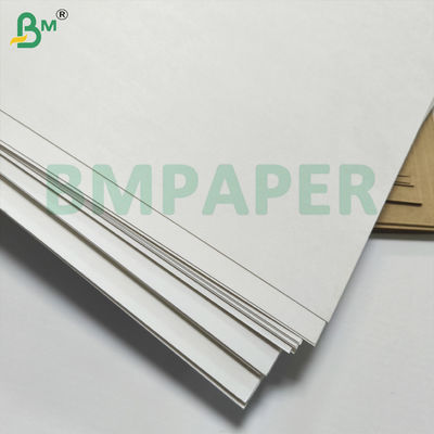 BMPAPER giấy chống lỏng màu trắng và nâu Cupstock giấy lót với lớp phủ PE