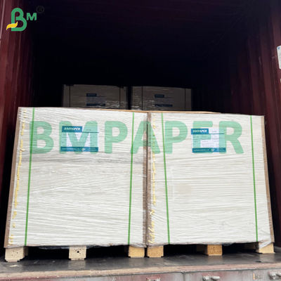 BMPAPER giấy chống lỏng màu trắng và nâu Cupstock giấy lót với lớp phủ PE