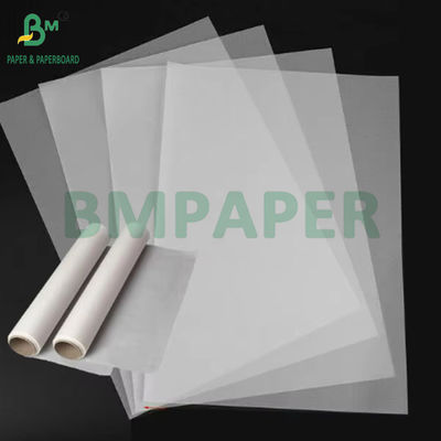 50gsm 73gsm Bức giấy theo dõi trong suốt để ghi lại Tăng độ cứng tốt A0 A1