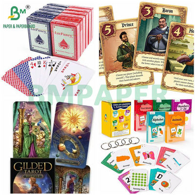 Black Core C2S giấy thẻ chơi 280g 290g 300g để in thẻ Tarot
