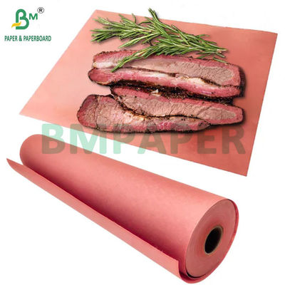60gm 65gm Peach Butcher giấy giấy bọc thực phẩm cho BBQ Hút thịt