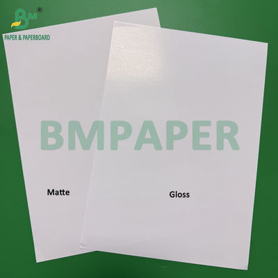 100gm - 300gm Digital Laser Printing Bảng giấy phủ lớp gloss And Matte Finish
