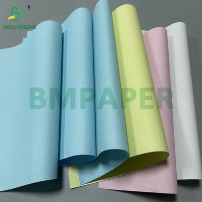 75gr 21,6 x 27,9cm NCR giấy không carbon với CFB hồng xanh vàng