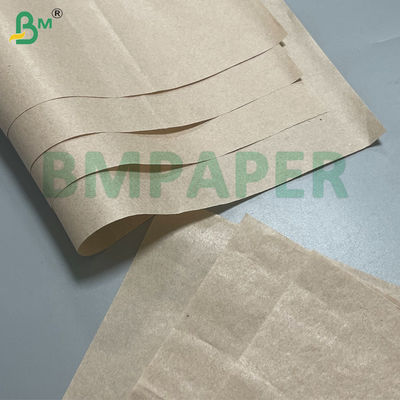 Giấy bọc trái cây thân thiện với môi trường 30 gram Cuộn vải màu nâu tái chế để đóng gói trái cây
