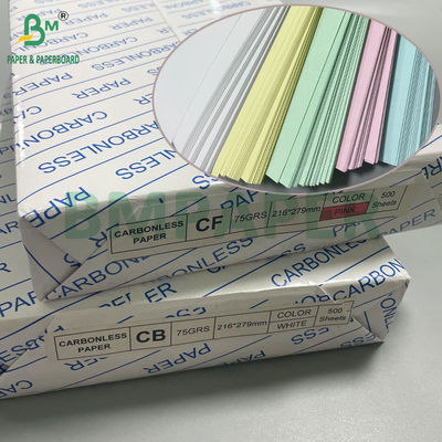 56g - 78g Bản sao kỹ thuật số NCR Bức thư giấy Kích thước 8/2 x 11inch Hình ảnh Đen