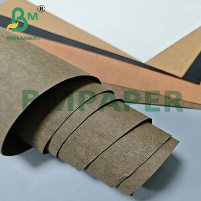 0.3mm 0.7mm Light Brown bền tái sử dụng Kraft Tex giấy để lưu trữ thực phẩm