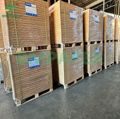 300gm một bên Màu trắng nâu Lưng dùng một lần nướng bánh mì Kraft Bàn 0.45mm