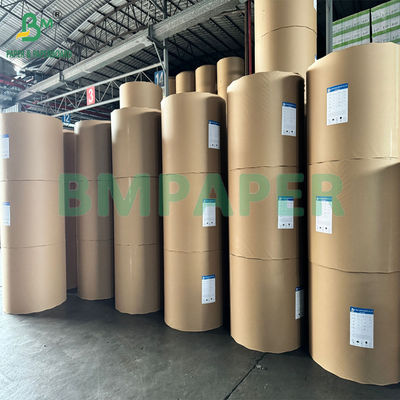 35gm Bảng giấy Kraft màu trắng một mặt bóng MG cho bao bì thực phẩm