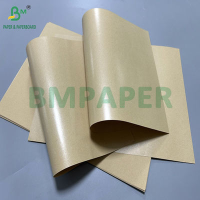 50g 60g Chất chống mỡ PE phủ giấy kraft màu nâu cho túi thực phẩm 70cm chiều rộng