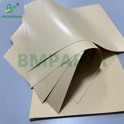 50g 60g Chất chống mỡ PE phủ giấy kraft màu nâu cho túi thực phẩm 70cm chiều rộng