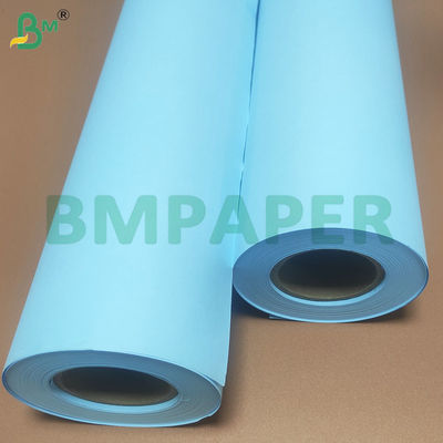 2 inch Core Size Clear Image Double Side Blue Plotter giấy cuộn
