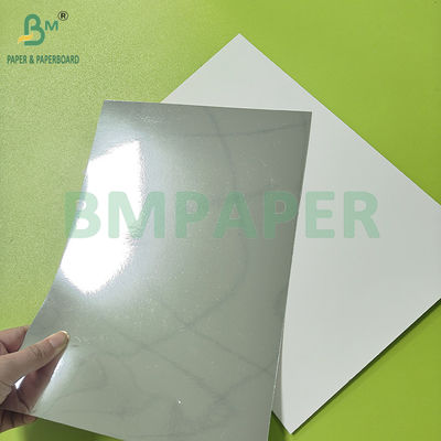400gm 425gm bạc gương giấy dán kim loại giấy kim loại cho hộp đóng gói