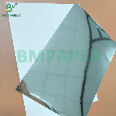 400gm 425gm bạc gương giấy dán kim loại giấy kim loại cho hộp đóng gói