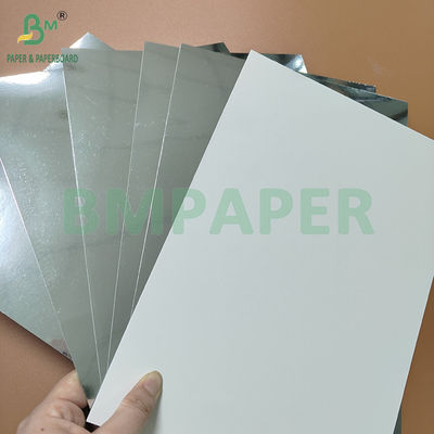 400gm 425gm bạc gương giấy dán kim loại giấy kim loại cho hộp đóng gói