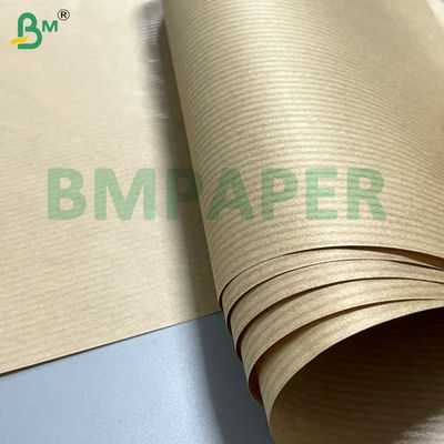 Giấy kraft màu nâu sợi mịn mịn một bên 60gm Để đóng gói đồ ăn thủ công / DIY
