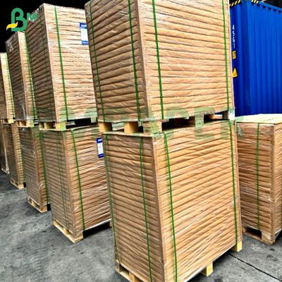 Giấy kraft màu nâu sợi mịn mịn một bên 60gm Để đóng gói đồ ăn thủ công / DIY