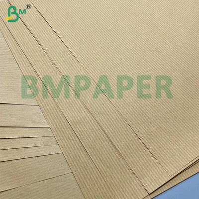 50gm 60gm 70gm Đơn giản chống nước mắt Nhạt màu nâu Kraft giấy một mặt bóng tuyệt vời Cho bao bì hoa Bao bì bánh mì