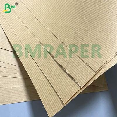 50gm 60gm 70gm Đơn giản chống nước mắt Nhạt màu nâu Kraft giấy một mặt bóng tuyệt vời Cho bao bì hoa Bao bì bánh mì