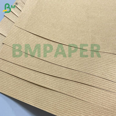 50gm 60gm 70gm Đơn giản chống nước mắt Nhạt màu nâu Kraft giấy một mặt bóng tuyệt vời Cho bao bì hoa Bao bì bánh mì
