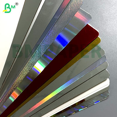 240gm 250gm kim loại bóng mượt chống gấp kim loại vàng / bạc thẻ cho hộp quà tặng đầy màu sắc Luxury Packaging