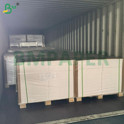 Giấy bìa cứng tráng phủ 1 mặt 250gsm 300gsm màu trắng FBB dùng cho bao bì pin 61x86cm
