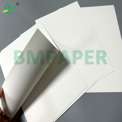 Giấy bìa cứng tráng phủ 1 mặt 250gsm 300gsm màu trắng FBB dùng cho bao bì pin 61x86cm