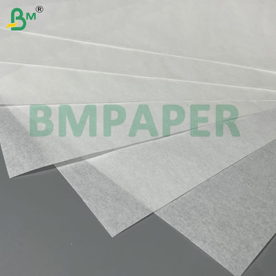 Giấy lót Glassine trắng 28gsm có độ trong suốt cao, không xơ, dùng cho gioăng công nghiệp, bảo vệ điện tử