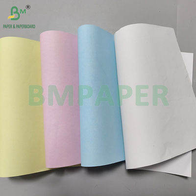 Giấy carbonless trắng 55gsm 70gsm Cb, hình ảnh màu xanh