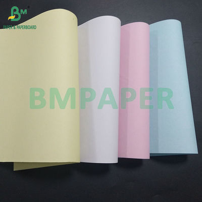 Giấy carbonless trắng 55gsm 70gsm Cb, hình ảnh màu xanh