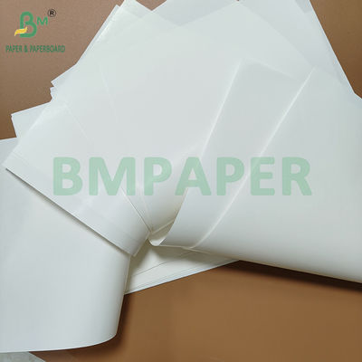60-80gm Một mặt phủ giấy mềm mịn màu trắng ướt để làm nhãn bia