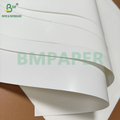 60-80gm Một mặt phủ giấy mềm mịn màu trắng ướt để làm nhãn bia
