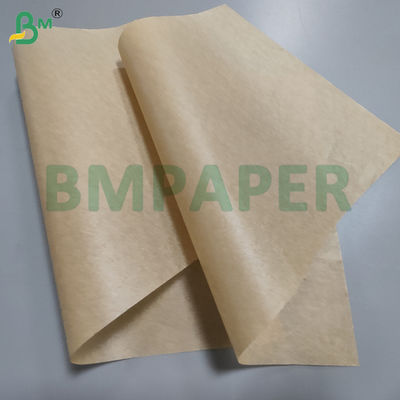 Giấy dầu silicon hai mặt màu nâu 35gsm 38gsm cho nướng BBQ 24 x 36 inch