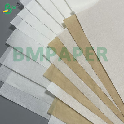 Bánh màu nâu màu trắng tự nhiên bột bột chống mỡ giấy 45gm cho Wrap Liner Hot Dogs đóng gói