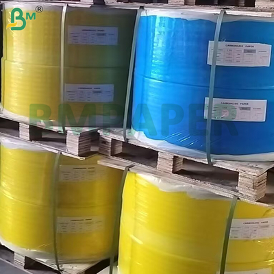 Giấy carbonless 60gsm 65gsm 8.5"X11" Trắng / Hồng / Xanh dương dùng cho hóa đơn vận chuyển, biên lai