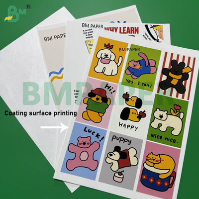 Giấy vải tráng phủ phun mực hiệu suất cao 1070D 1056D cho in ấn để bàn A4 A5 Kích thước tùy chỉnh