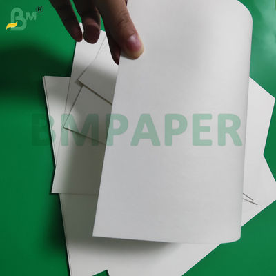 0.7mm 0.9mm Ivory White Uncoated Carton Paja For Drinking Coaster 70 x 100cm